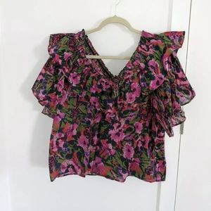 Something Navy top size M